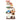 4-In-1 Cat Tree with 2 Condos and Platforms for Indoors-Multicolor