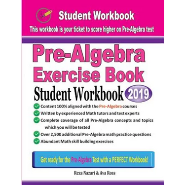 Pre-Algebra Exercise Book: Student Workbook