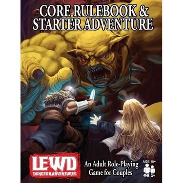 Lewd Dungeon Adventures Core Rulebook and Starter Adventure: An Adult Role-Playing Game for Couples