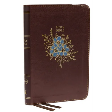 NKJV, Thinline Bible, Compact, Imitation Leather, Burgundy, Red Letter Edition