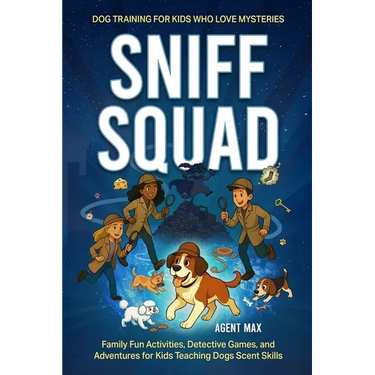 Sniff Squad - Dog Training for Kids Who Love Mysteries: Family Fun Activities, Detective Games, and Adventures for Kids Teaching Dogs Scent Skills