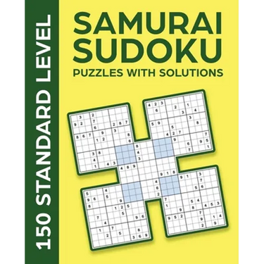 Samurai Sudoku Puzzles with Solutions: 150 Standard Level