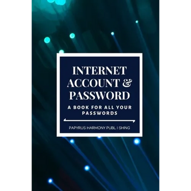 Internet Account And Password: A Book For All Your Passwords 6x9 120 Pages