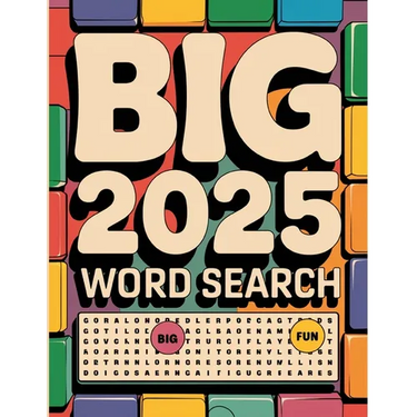 Big 2025 Word Search for Adults: Large Print Word Searches for Adults