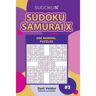Sudoku Samurai X - 200 Normal Puzzles (Volume 3)