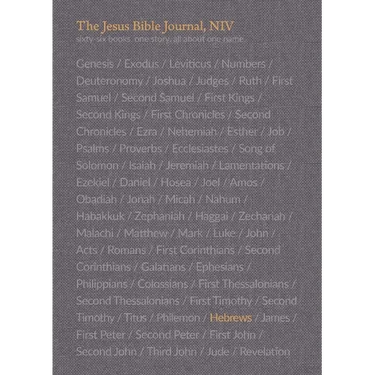 The Jesus Bible Journal, Hebrews, Niv, Paperback, Comfort Print