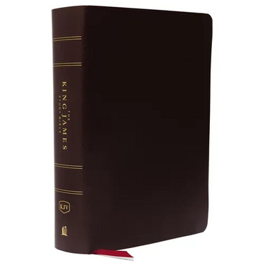 The King James Study Bible, Bonded Leather, Burgundy, Indexed, Full-Color Edition