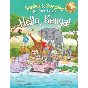 Hello, Kenya!: Children's Picture Book Safari Animal Adventure for Kids Ages 4-8