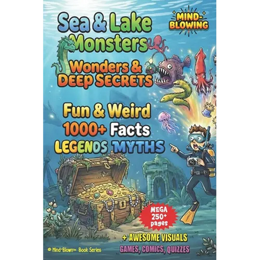 Sea & Lake Monsters, Wonders & Deep Secrets: 1000+ Fun & Weird Facts, Myths, Legends, Images, Comics, Games & More