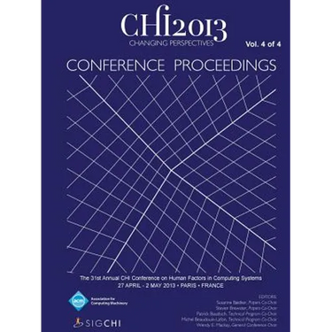 Chi 13 Proceedings of the 31st Annual Chi Conference on Human Factors in Computing Systems V4