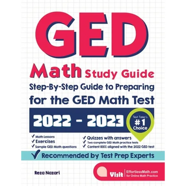 GED Math Study Guide: Step-By-Step Guide to Preparing for the GED Math Test
