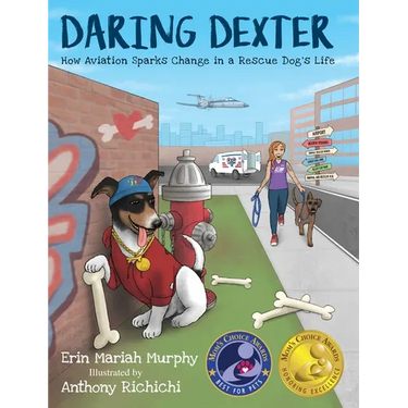 Daring Dexter: How Aviation Sparks Change in a Rescue Dog's Life