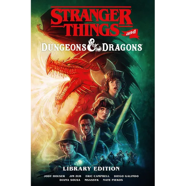 Stranger Things and Dungeons & Dragons Library Edition