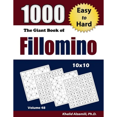 The Giant Book of Fillomino: 1000 Easy to Hard Puzzles (10x10)