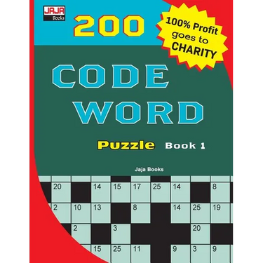 200 CODE WORD Puzzle Book 1