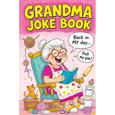 Grandma Joke Book: Funny Gift for Women and the Perfect Birthday or Christmas Present Full of Humor, Comedy and Family Fun