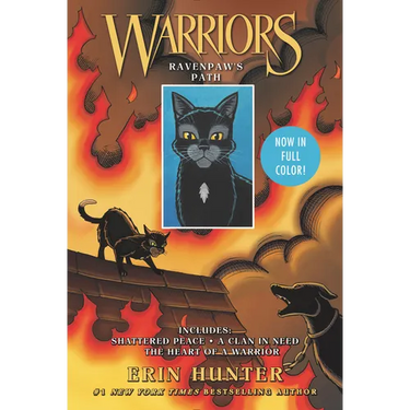 Warriors: Ravenpaw's Path: 3 Full-Color Warriors Books in 1: Shattered Peace, a Clan in Need, the Heart of a Warrior