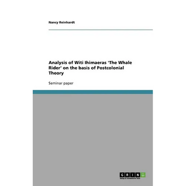 Analysis of Witi Ihimaeras 'The Whale Rider' on the basis of Postcolonial Theory