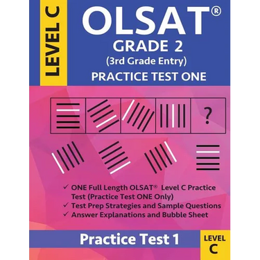 Olsat Grade 2 (3rd Grade Entry) Level C: Practice Test One Gifted and Talented Prep Grade 2 for Otis Lennon School Ability Test