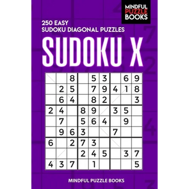 Sudoku X: 250 Easy Sudoku Diagonal Puzzles