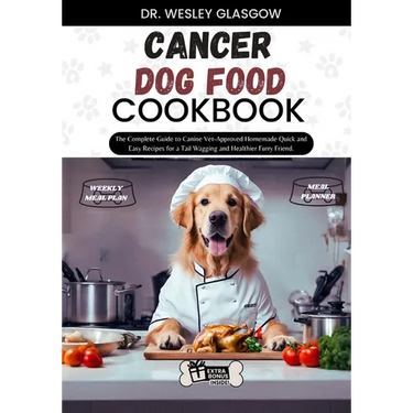 Cancer Dog Food Cookbook: The Complete Guide to Canine Vet-Approved Homemade Quick and Easy Recipes for a Tail Wagging and Healthier Furry Frien