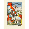 Vintage Lined Notebook Greetings from Sandpoint, Idaho