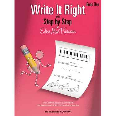 Write It Right with Step by Step, Book One