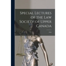 Special Lectures of the Law Society of Upper Canada; 1954