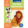 Disney Learning Big Workbook Kindergarten: Math & English Workbook for Kids Aged 5-6, Curriculum-Based