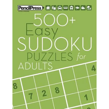 500+ Easy Sudoku Puzzles for Adults: Sudoku Puzzle Books Easy (with answers)