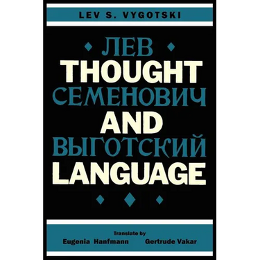 Thought and Language
