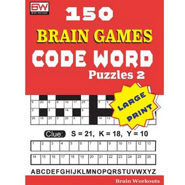 150 Brain Games - CODE WORD Puzzles 2