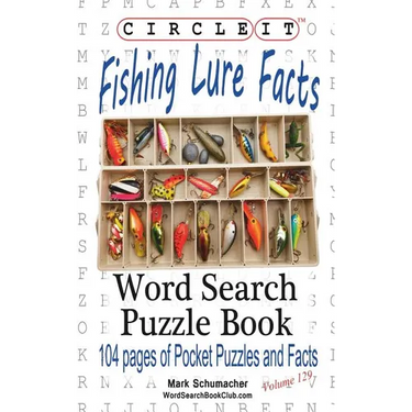 Circle It, Fishing Lure Facts, Word Search, Puzzle Book