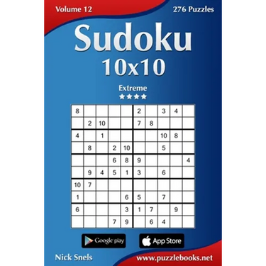 Sudoku 10x10 - Extreme - Volume 12 - 276 Puzzles