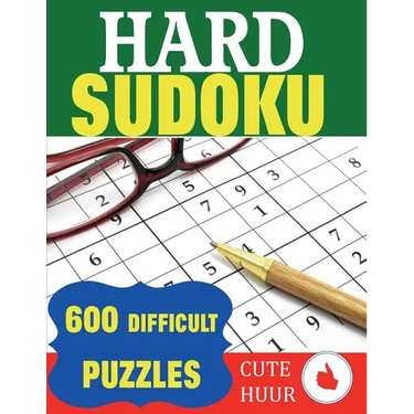 Hard Sudoku: 600 Difficult Puzzles