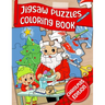 Jigsaw Puzzle Coloring Book: Christmas edition