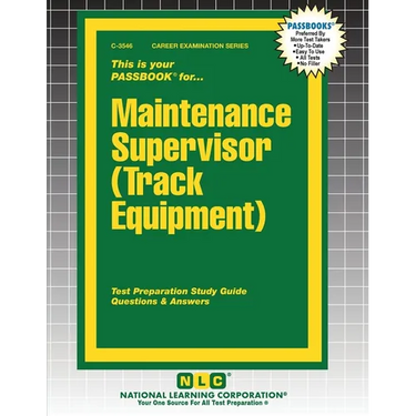 Maintenance Supervisor (Track Equipment)