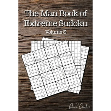 The Man Book of Extreme Sudoku: Volume 3, 16 x 16 Mega Sudoku Puzzle Book; Great Gift for Men and Dads