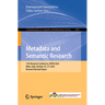 Metadata and Semantic Research: 17th Research Conference, Mtsr 2023, Milan, Italy, October 25-27, 2023, Revised Selected Papers