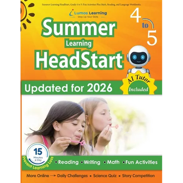 Summer Learning HeadStart, Grade 4 to 5: Fun Activities Plus Math, Reading, and Language Workbooks: Bridge to Success with Common Core Aligned Resourc