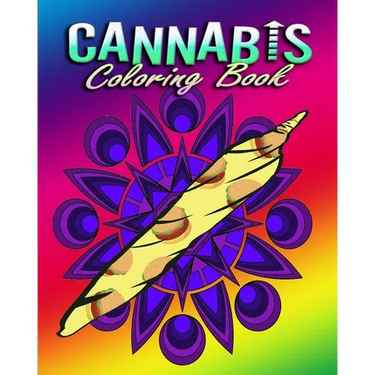 Cannabis Coloring Book For Adults: Stress Relieving Designs