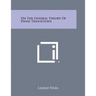 On the General Theory of Phase Transitions