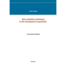 New sanitation techniques in the development cooperation: An economical reflection