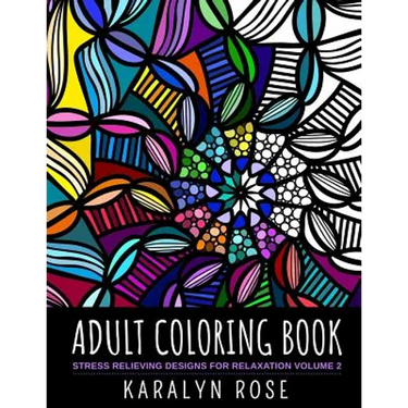 Adult Coloring Book: Stress Relieving Designs for Relaxation Volume 2