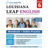 LEAP Test Prep: Grade 6 English Language Arts Literacy (ELA) Practice Workbook and Full-length Online Assessments: LEAP Study Guide