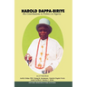 Harold Dappa-Biriye. His Contributions to Politics in Nigeria