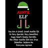 Auntie Elf: Funny Sayings Auntie Elf Gifts from Niece Nephew for Worlds Best and Awesome Aunt Ever- Donald Trump Terrific Fun Gag Gift Idea For Siblin