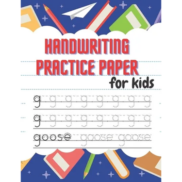 Handwriting Practice Paper: Beautiful Handwriting Practice with Lines For ABC - 100 pages for kids learning to write