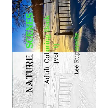 Nature Scene: Adult Coloring Book