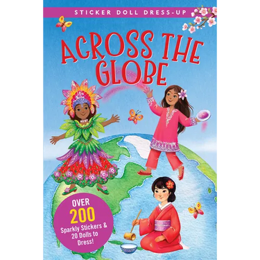 Across the Globe Sticker Doll Dress-Up Book
